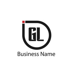 Initial Letter GL Logo Template Design