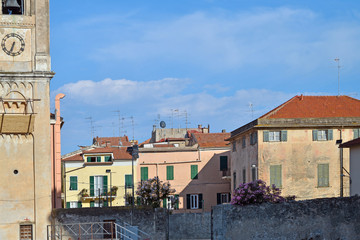 veduta panoramica di alcuni angoli di Loano, Liguria, Italia