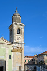 Fototapeta premium veduta panoramica di alcuni angoli di Loano, Liguria, Italia