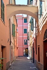 veduta panoramica di alcuni angoli di Loano, Liguria, Italia