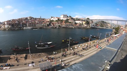 DOURO RIVER AND RIBEIRA FROM PORTO, PORTUGAL
