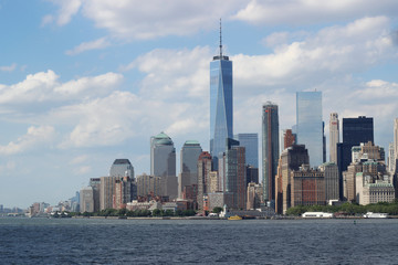 Manhattan cityscape and skyscrapers, New York City