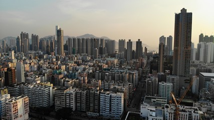 Obraz premium sham shui po old urban