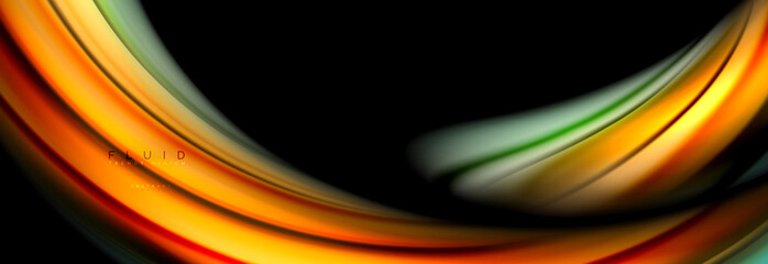 Fluid color motion concept