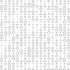 halftone Cloud pattern vector background