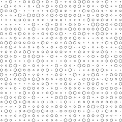 halftone hexagon pattern vector background