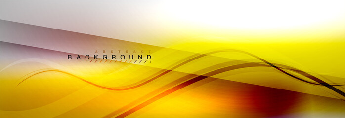 Smooth flowing wave motion concept background