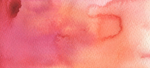 Watercolor line brush strokes. Isolated on white.