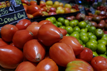 Légumes au marché de Mont de Marsan
