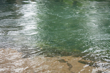 water in river