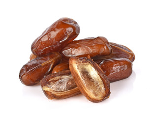 date palm on white background
