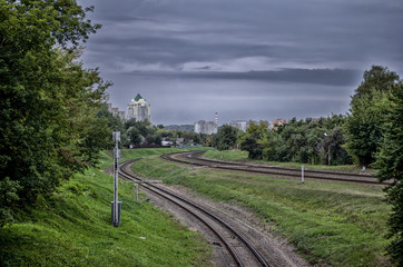 Fototapeta premium Railways in