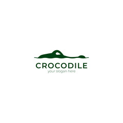 crocodile logo vector