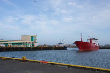 Hafen von H&ouml;fn (Hummerhauptstadt) in Hornafj&ouml;r&eth;ur, Island