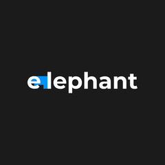 elephant logo. icon vector design 