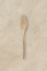 Kitchenware isolate on brown paper texture background
