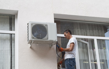 Installation of air conditioner