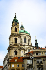 Fototapeta na wymiar View of old church in Prague