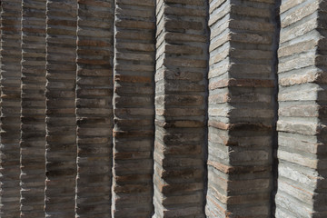 brick wall in old stone 