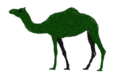 illustrated camel sign