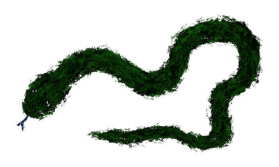 illustrated snake sign