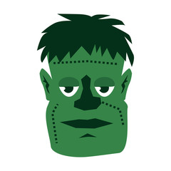 Zombie, holiday Halloween, character halloween, attribute, icon, vector, illustration, isolated, cartoon styyle