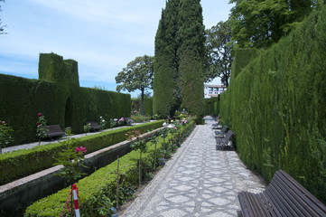 Palacio de Generalife, Alhambra, Granada, Andalusien, Spanien