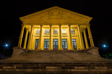 Historical building in the night