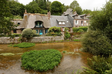 Das Dorf Veules les Roses in der Normandie 