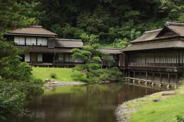 Fototapeta na wymiar Japanese house