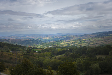 Fototapeta premium summer landscape of Italy