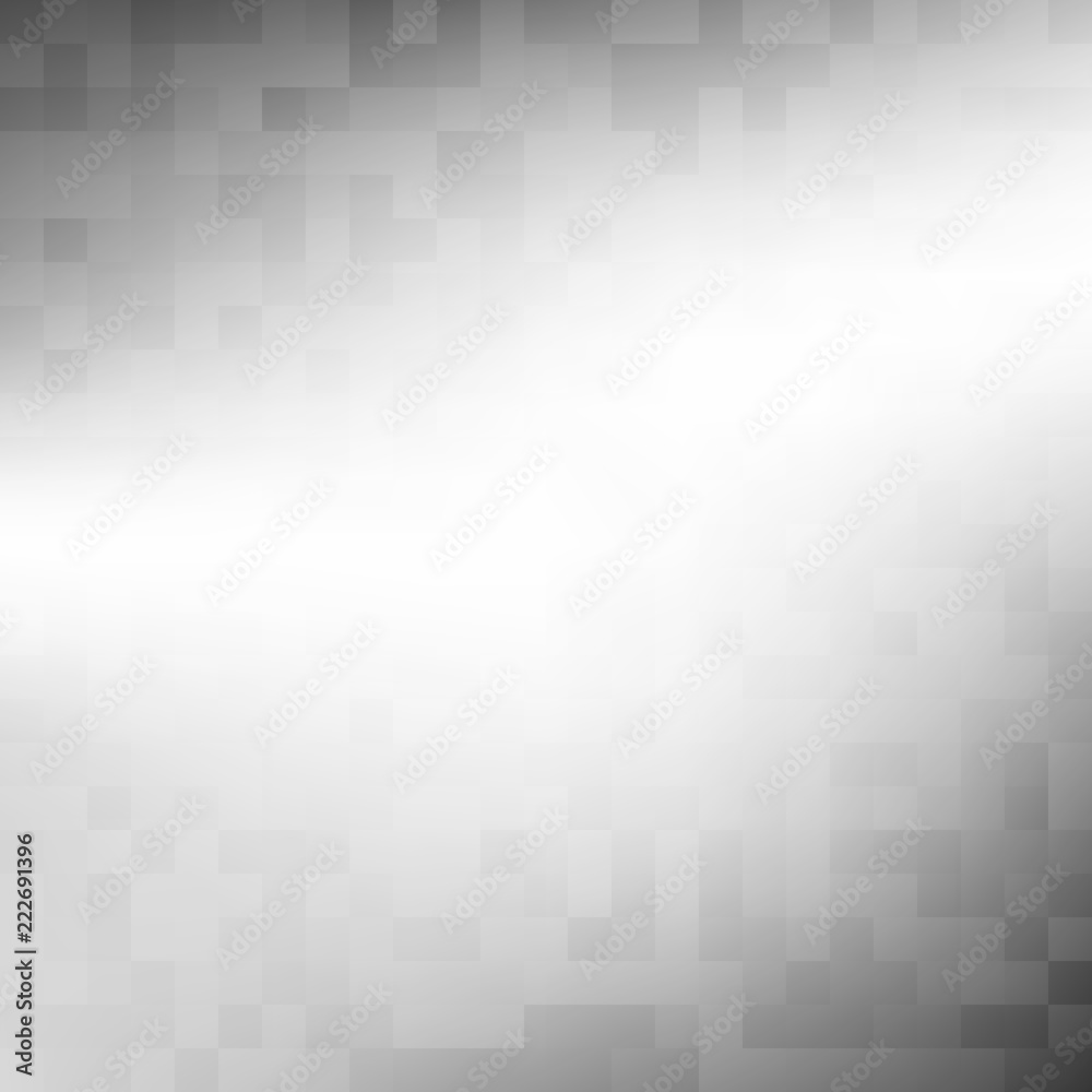 Poster Grayscale pattern. Subtle black-and-white background textured by squares