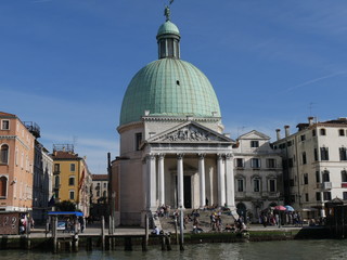 Fototapeta na wymiar Venezia - chiesa di San Simeone e Giuda o chiesa di San Simeon Piccolo