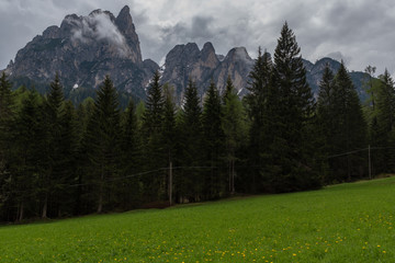 Fototapeta na wymiar Dolomites Italy, landscape and nature