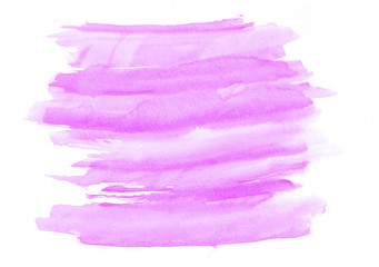 Pink or violet watercolor gradient brush strokes. Beautiful abstract background for designers, mock-ups, invitations, postcards, canvas for text and congratulations.