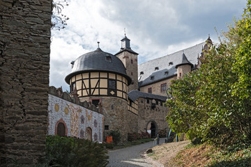 Fototapeta na wymiar High Middle Ages Rock castle in Kronberg im Taunus, Hesse, Germany