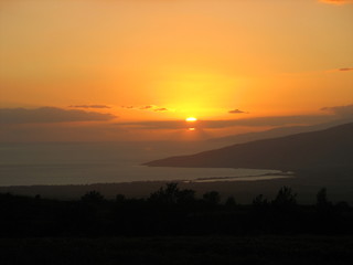 Naklejka premium Hawaiian Sunset