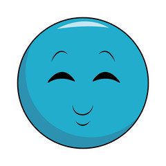 Smiling chat emoticon