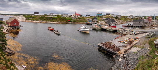 Fototapeta na wymiar Peggy's Cove Harbour, Nova Scotia