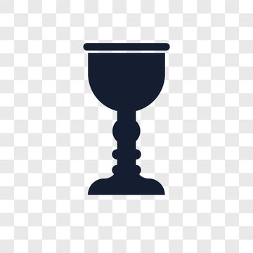 goblet icons isolated on transparent background. Modern and editable goblet icon. Simple icon vector illustration.