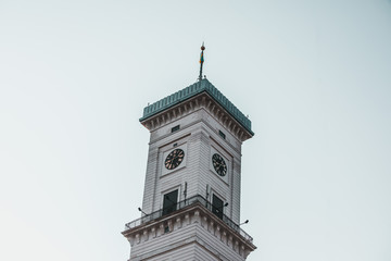 Fototapeta na wymiar Lviv City Hall tower