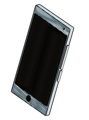 Smartphone mobile technology scribble
