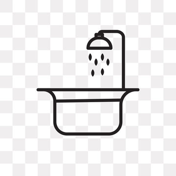 recommend clip art: bathtub icon on transparent background. Modern icons vector illustration. Trendy bathtub icons