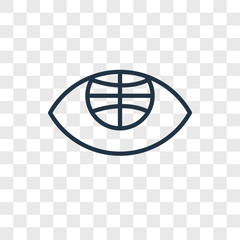 globe icons isolated on transparent background. Modern and editable globe icon. Simple icon vector illustration.