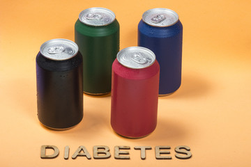 colorful aluminum soda can