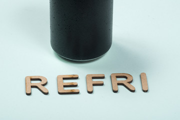 Colour aluminum soda can