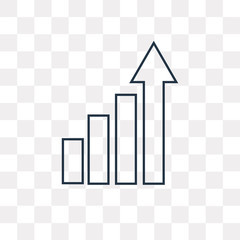 profits icon on transparent background. Modern icons vector illustration. Trendy profits icons