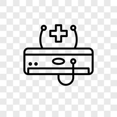 air conditioner icons isolated on transparent background. Modern and editable air conditioner icon. Simple icon vector illustration.