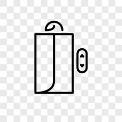 lift icons isolated on transparent background. Modern and editable lift icon. Simple icon vector illustration.