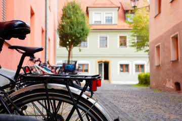 Fototapeta premium beautiful old architecture of the city of Ansbach